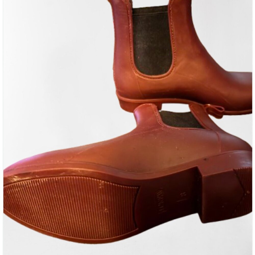 JCREW Matte Burgundy Rain Boots